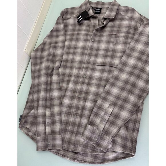 Under Armour Other - New Under Armour UA Tradesman Flex Flannel Shirt Mens Large L Snap Button Up NWT